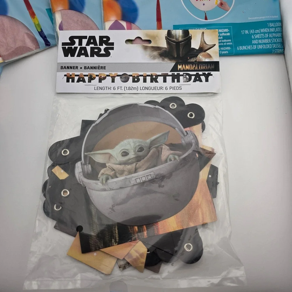Birthday Party‎ Decoration Bundle Balloons Banners DIY Kits Star Wars